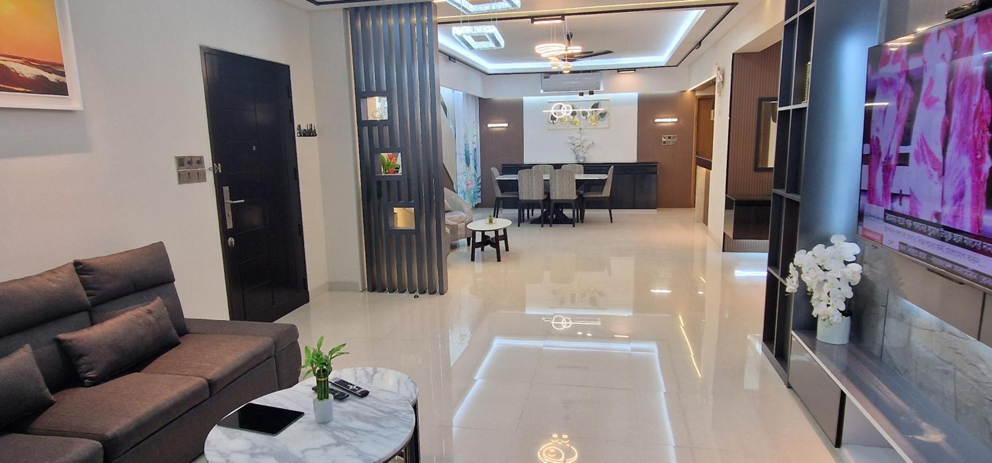 Elegant Secured Family Apartment With Open Space 达卡 外观 照片