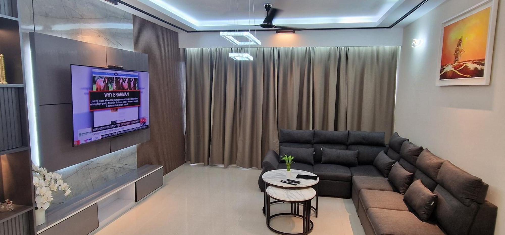 Elegant Secured Family Apartment With Open Space 达卡 外观 照片