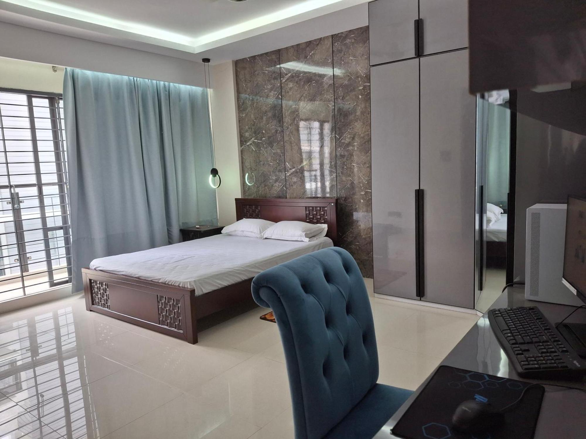 Elegant Secured Family Apartment With Open Space 达卡 外观 照片